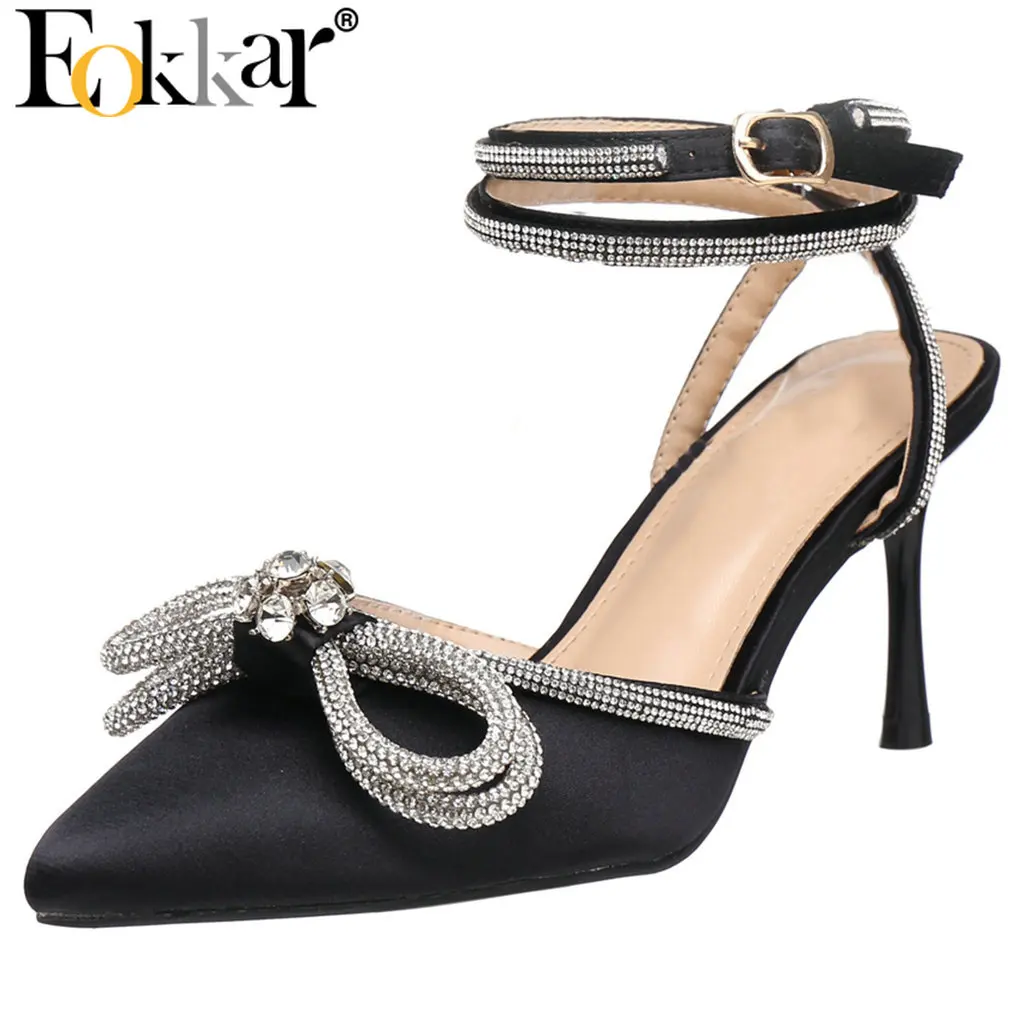 Eokkar 2022 Rhinestone Pumps Glitter Ankle Strap Pumps Pointed Toe Stiletto High Heels Sexy Women Dorsay Pumps Wedding Shoes
Eokkar 2022 Rhinestone Pumps Glitter Ankle Strap Pumps Pointed Toe Stiletto High Heels Sexy Women Dorsay Pumps Wedding Shoes