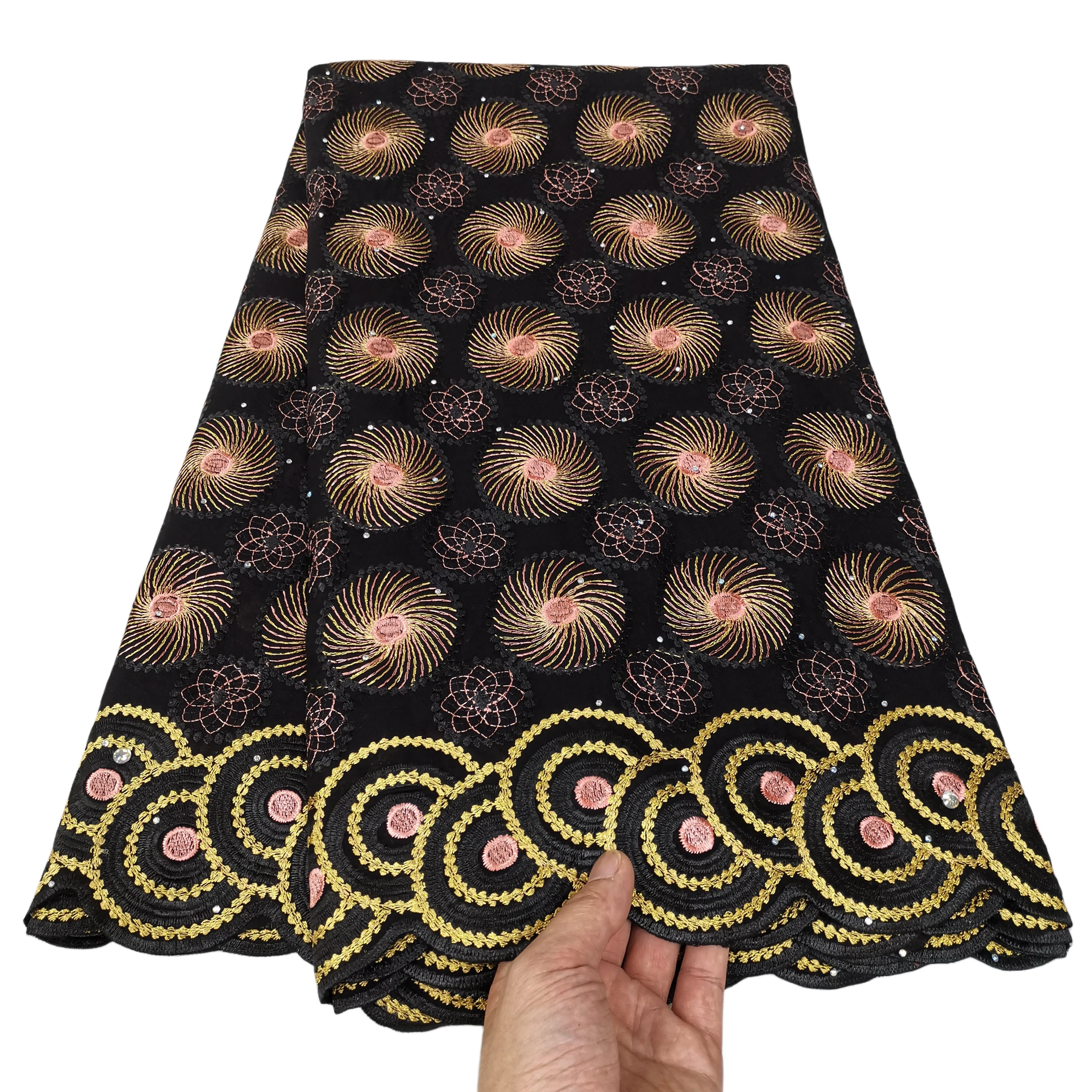 YQOINFKS5 Swiss Voile Lace Fabric 5 Yards African Female Wedding Formal Embroidery Dress Textile Sewing Craft Garment YQ-8075
YQOINFKS5 Swiss Voile Lace Fabric 5 Yards African Female Wedding Formal Embroidery Dress Textile Sewing Craft Garment YQ-8075