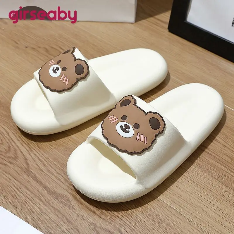 Girseaby 2022 Women's Summer Slippers Beach Slides Bear Soft Bottom EVA For Girls White Pink Bathroom Shoes Anti-Slip S3523
Girseaby 2022 Women's Summer Slippers Beach Slides Bear Soft Bottom EVA For Girls White Pink Bathroom Shoes Anti-Slip S3523