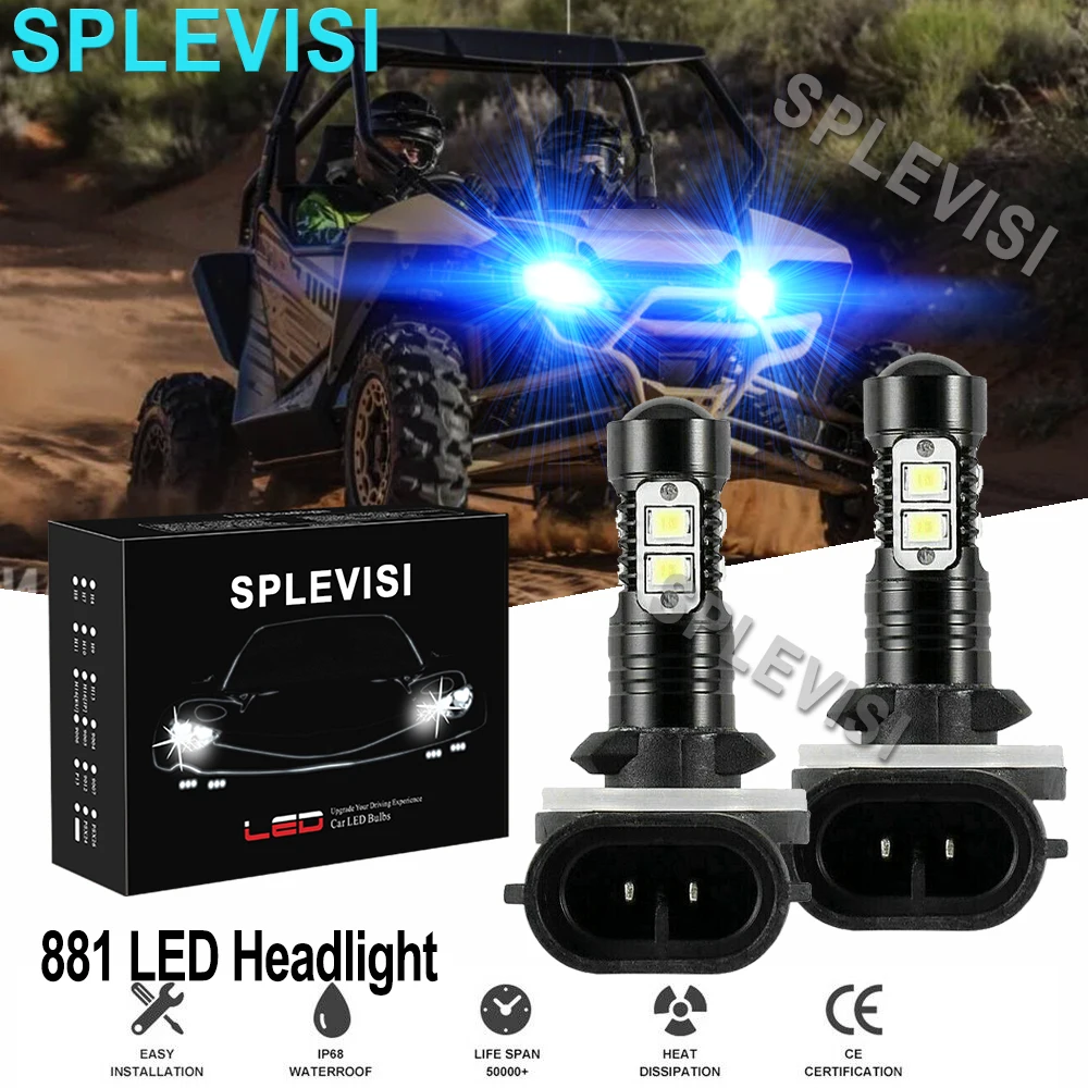 2PCS 8000K Ice Blue 50W LED Headlight For Arctic Cat Thunder Cat 2008-2010 DVX 400 2004-2008 Bearcat 570 2004-2008 660 2007-2008
2PCS 8000K Ice Blue 50W LED Headlight For Arctic Cat Thunder Cat 2008-2010 DVX 400 2004-2008 Bearcat 570 2004-2008 660 2007-2008