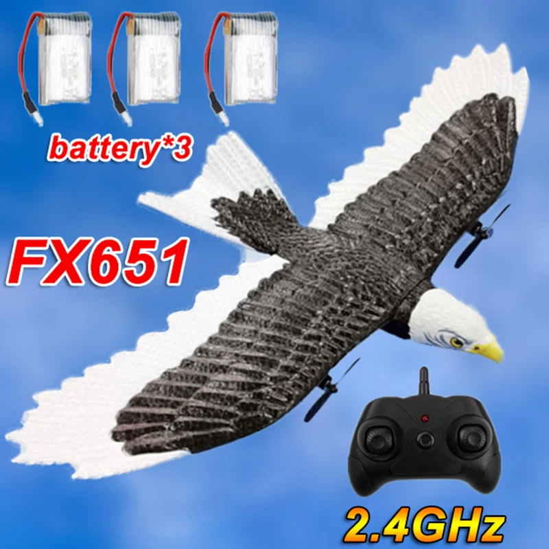 RC Plane Wingspan Eagle Bionic Aircraft Fighter Radio Control Remote Control Hobby Glider Airplane Foam Boys Toys for Children
RC Plane Wingspan Eagle Bionic Aircraft Fighter Radio Control Remote Control Hobby Glider Airplane Foam Boys Toys for Children