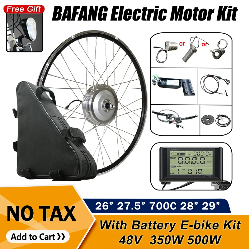 BAFANG 48V 500w Front Wheel Hub Motor Electric Bike Conversion kit 48V 20Ah Lithium Battery bafang ebike conversion kit 26 27.5
BAFANG 48V 500w Front Wheel Hub Motor Electric Bike Conversion kit 48V 20Ah Lithium Battery bafang ebike conversion kit 26 27.5