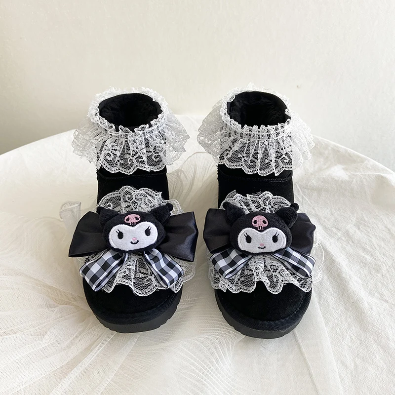 2022 Sanrio Kuromi Cinnamoroll Cartoon Snow Boots Women Winter Plus Velvet Warm Shoes Kawaii Anime Plush Shoes for Girls Gift
2022 Sanrio Kuromi Cinnamoroll Cartoon Snow Boots Women Winter Plus Velvet Warm Shoes Kawaii Anime Plush Shoes for Girls Gift
