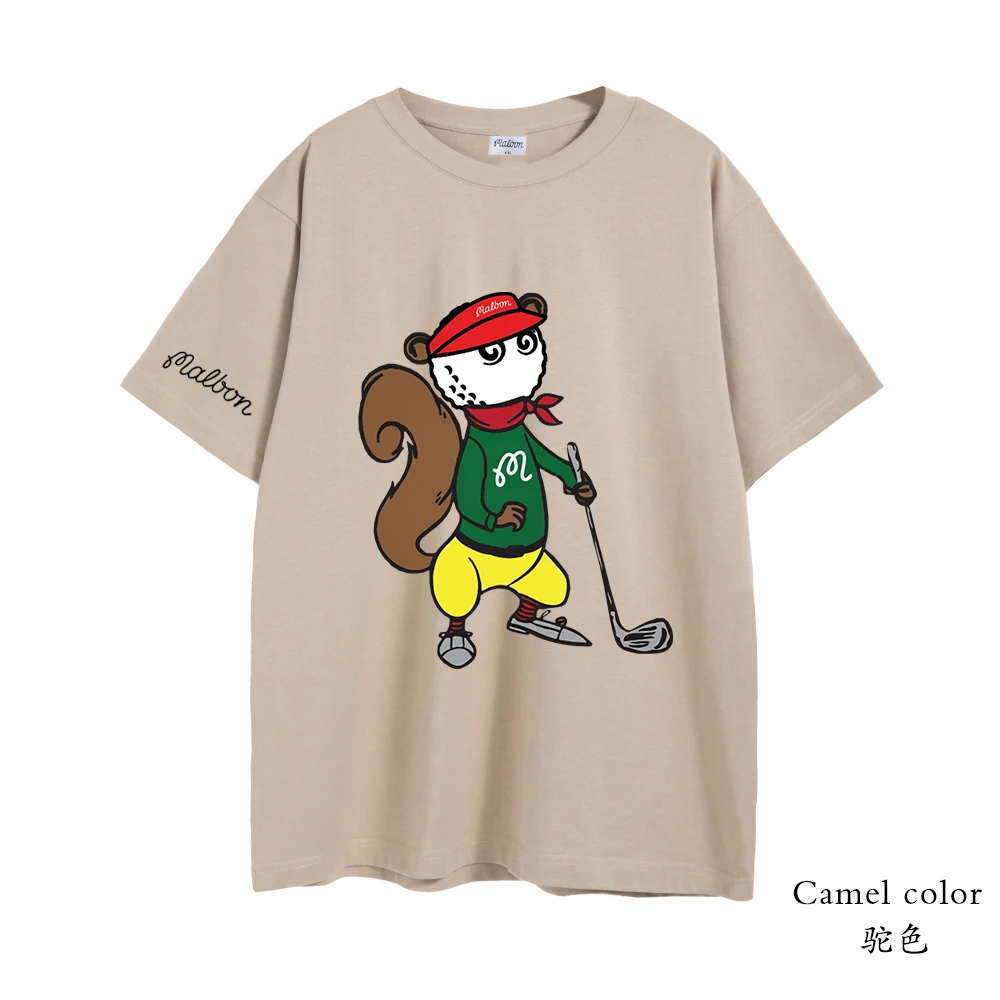 Men's and women's Malbon Golf T-shirt, cotton top, Malbon golf bucket hat, short sleeve, loose golf clothing for couples, Summer
Men's and women's Malbon Golf T-shirt, cotton top, Malbon golf bucket hat, short sleeve, loose golf clothing for couples, Summer