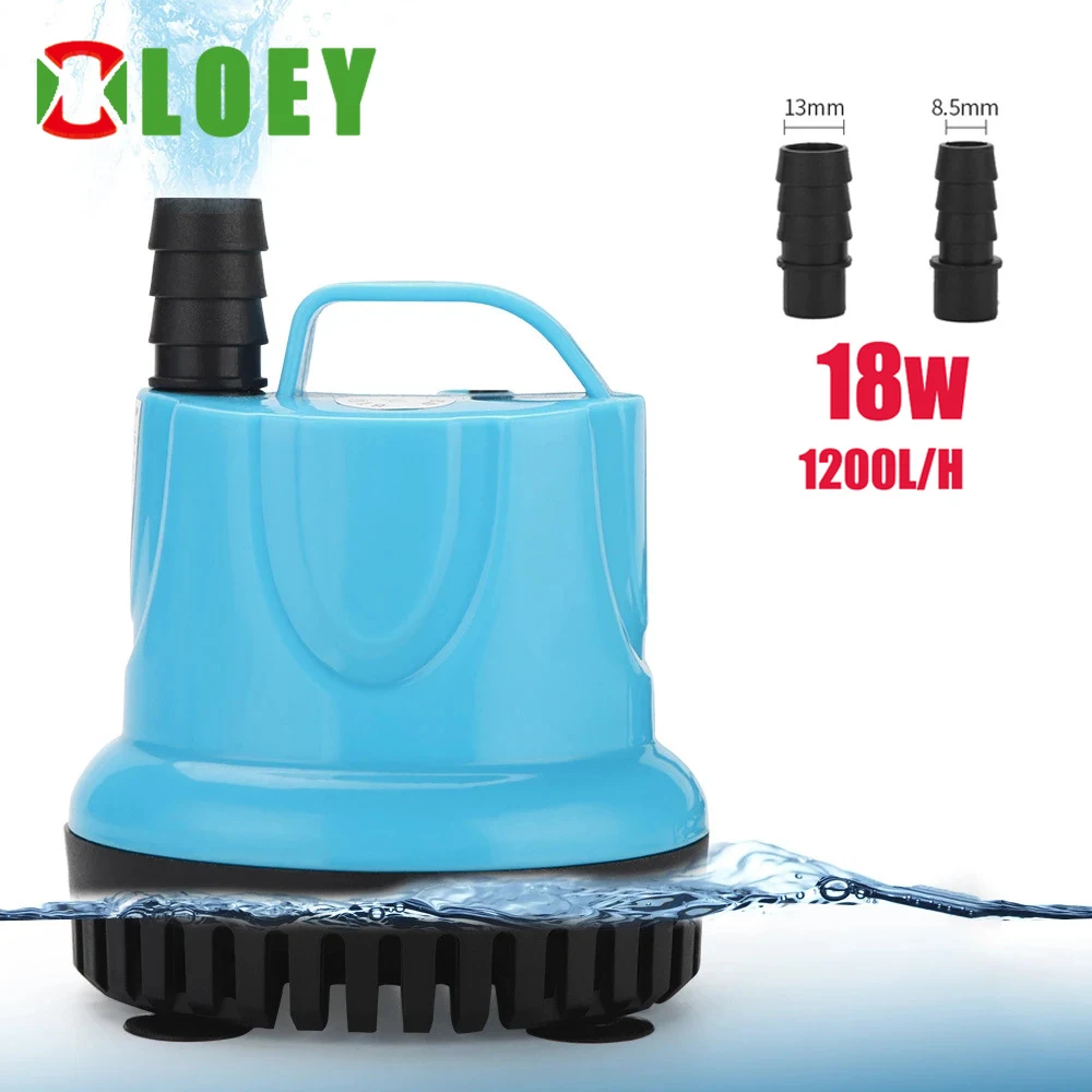 18W 1200L/H Submersible Water Pump 220V Aquarium Fish Pond Tank Spout Marin Temperature Control Clean Water Fountain Pump New
18W 1200L/H Submersible Water Pump 220V Aquarium Fish Pond Tank Spout Marin Temperature Control Clean Water Fountain Pump New