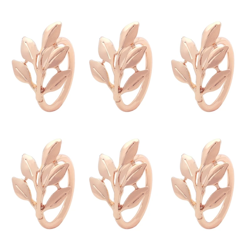 6 Pieces Hollow Out Cute Leaves Napkin Rings Christmas Decoration Table Setting Exquisite Craftsmanship Cost-effective
6 Pieces Hollow Out Cute Leaves Napkin Rings Christmas Decoration Table Setting Exquisite Craftsmanship Cost-effective