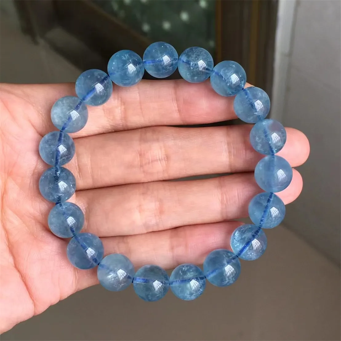 10mm Natural Blue Aquamarine Bracelet Jewelry For Women Men Wealth Love Gift Crystal Stone Energy Gemstone Beads Strands AAAAA
10mm Natural Blue Aquamarine Bracelet Jewelry For Women Men Wealth Love Gift Crystal Stone Energy Gemstone Beads Strands AAAAA