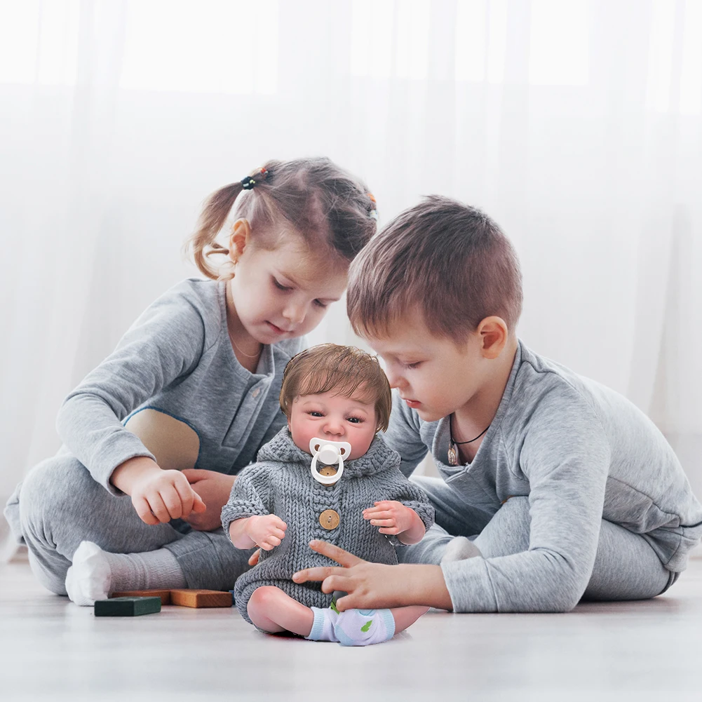 48cm Adorable Reborn Doll with Pacifier Feeding Bottle Realistic Reborn Dolls Appease Toys Reborn Baby Pretend Play for Newborn
48cm Adorable Reborn Doll with Pacifier Feeding Bottle Realistic Reborn Dolls Appease Toys Reborn Baby Pretend Play for Newborn
