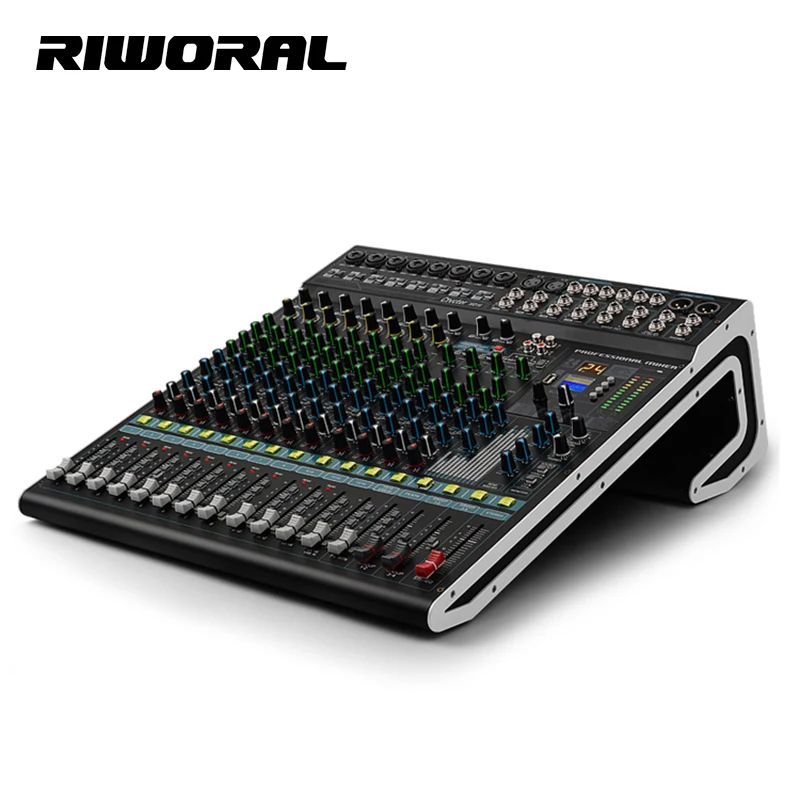 MX16 Hot selling 24 DSP sound mixer 16-channel professional audio mixer with USB DJ sound mixing console
MX16 Hot selling 24 DSP sound mixer 16-channel professional audio mixer with USB DJ sound mixing console