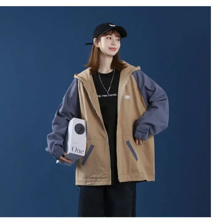 Women's Hooded Jackets 2023 Spring Causal Windbreaker Women Jacket Coats Zipper Streetwear Jackets Bomber Famale Clothing E892
Women's Hooded Jackets 2023 Spring Causal Windbreaker Women Jacket Coats Zipper Streetwear Jackets Bomber Famale Clothing E892