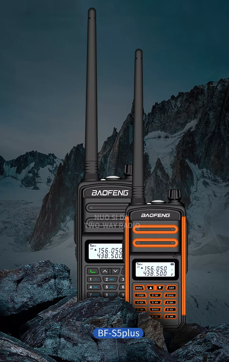 Новая рация Высокая мощность IP67 водонепроницаемая рация дальность 50 км портативная Двусторонняя рация для охоты желтая
Новая рация Высокая мощность IP67 водонепроницаемая рация дальность 50 км портативная Двусторонняя рация для охоты желтая