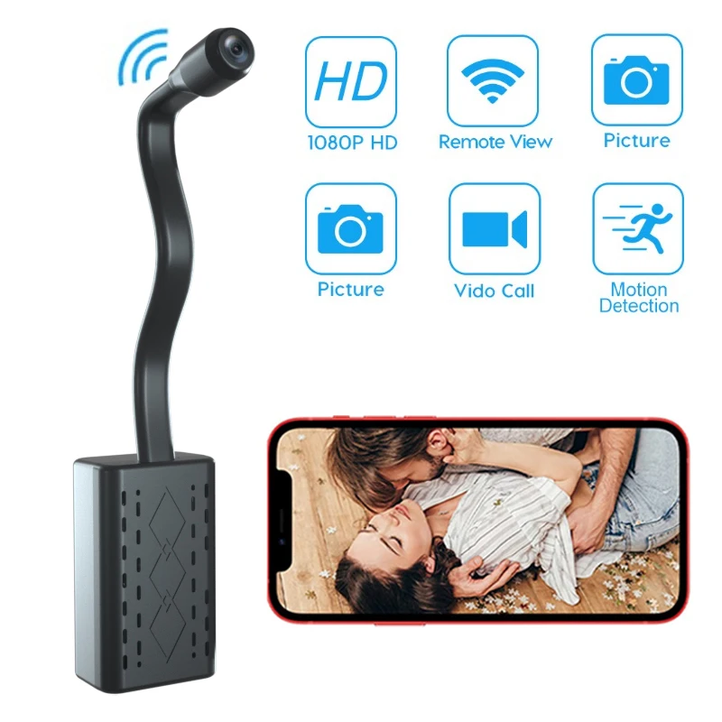 Мини-камера для домашнего видеонаблюдения с поддержкой Wi-Fi, 1080P
Мини-камера для домашнего видеонаблюдения с поддержкой Wi-Fi, 1080P