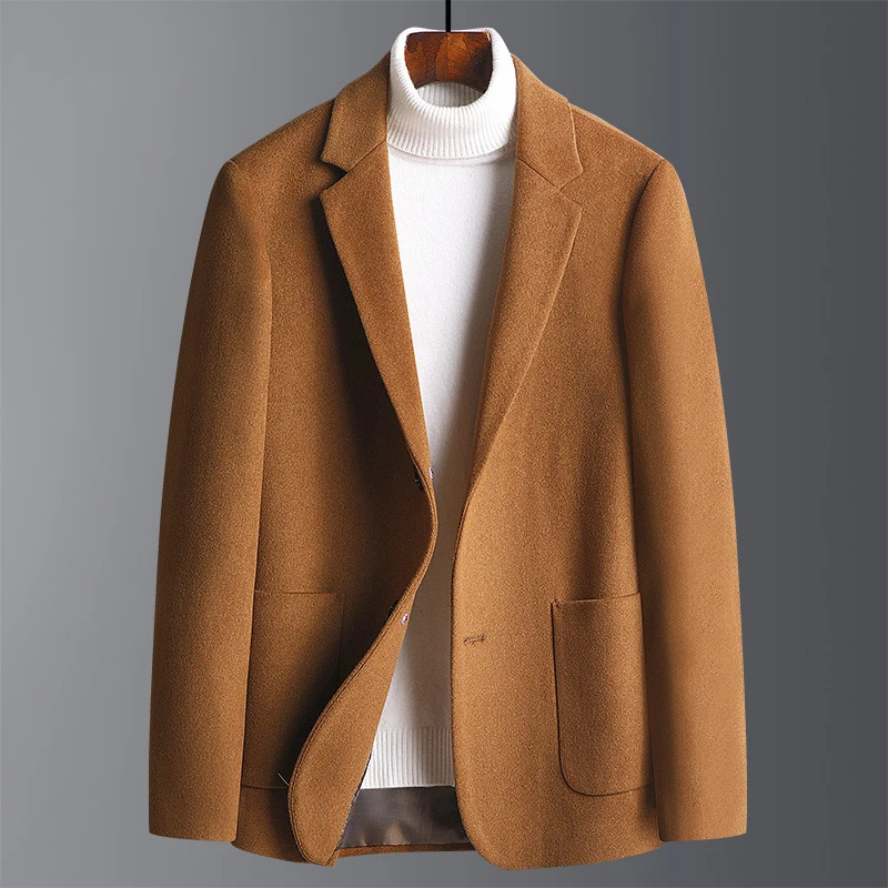 Men's Blazer Autumn Winter Korean Version Casual Woolen Jacket Light Luxury Business Blazer Men Blazer Slim Fit Men Clothing
Men's Blazer Autumn Winter Korean Version Casual Woolen Jacket Light Luxury Business Blazer Men Blazer Slim Fit Men Clothing