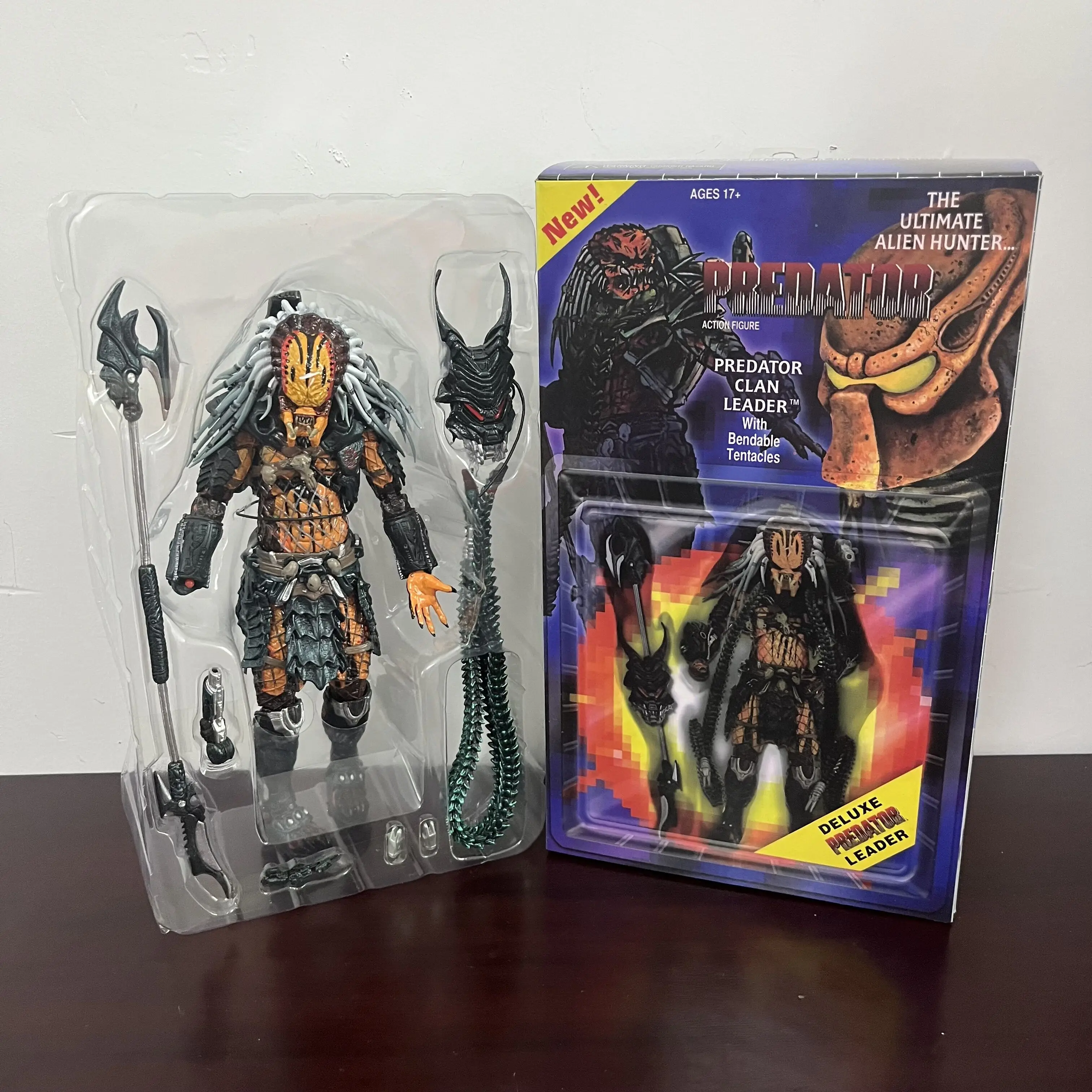 Фигурка ведущего клана хищника NECA старшего поколения, оригинальная экшн-фигурка воина, платок, игрушка-модель инопланетянина, креативный п...
Фигурка ведущего клана хищника NECA старшего поколения, оригинальная экшн-фигурка воина, платок, игрушка-модель инопланетянина, креативный п...