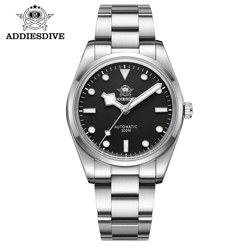 Addiesdive Men's Diving Watch Bubble Mirror Pot Cover Glass Automatic NH38A Sapphire Blue Luminous Steel Band Waterproof Watch
Addiesdive Men's Diving Watch Bubble Mirror Pot Cover Glass Automatic NH38A Sapphire Blue Luminous Steel Band Waterproof Watch