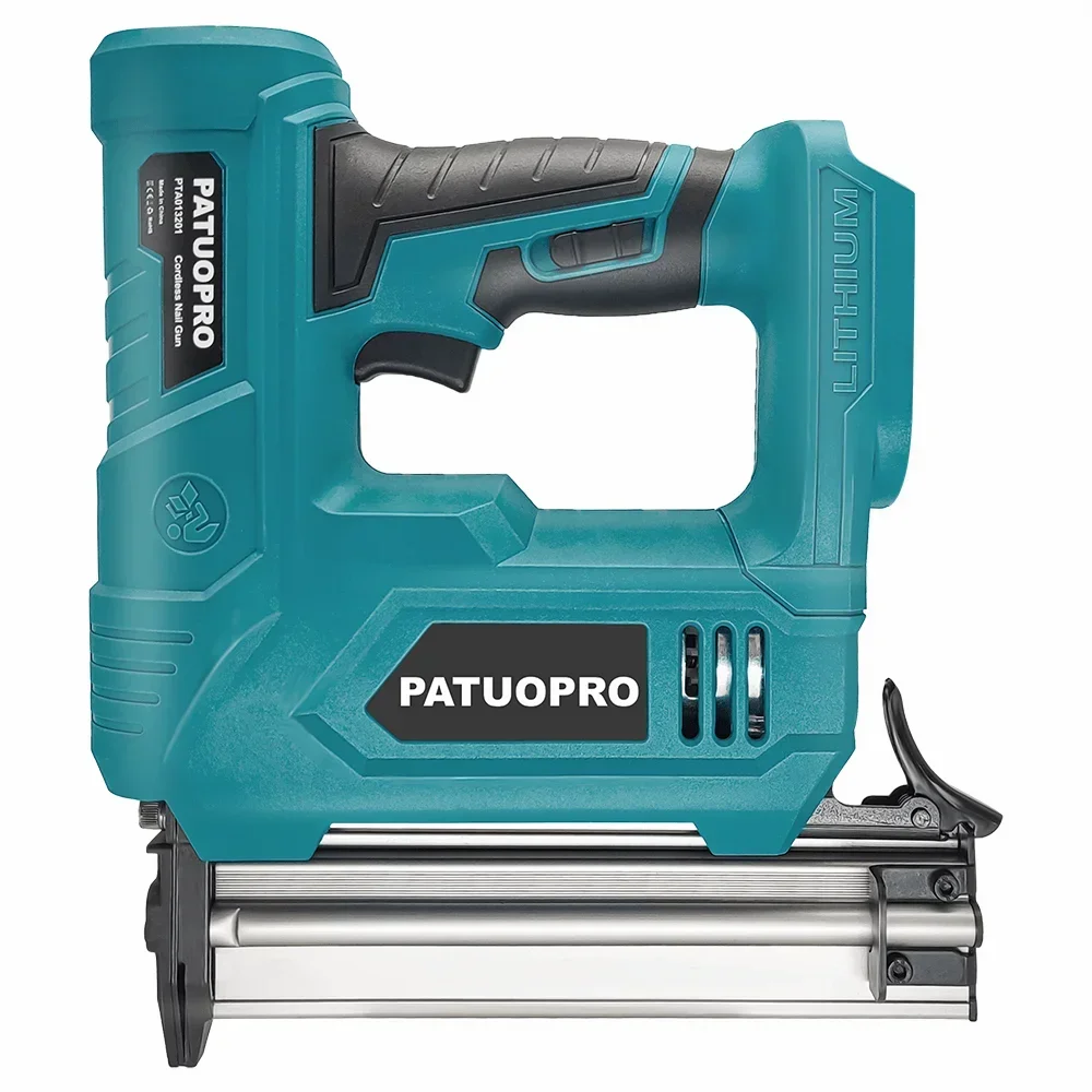 Беспроводной электрический пистолет для гвоздей PATUOPRO, совместимый с аккумулятором Makita 18 В
Беспроводной электрический пистолет для гвоздей PATUOPRO, совместимый с аккумулятором Makita 18 В