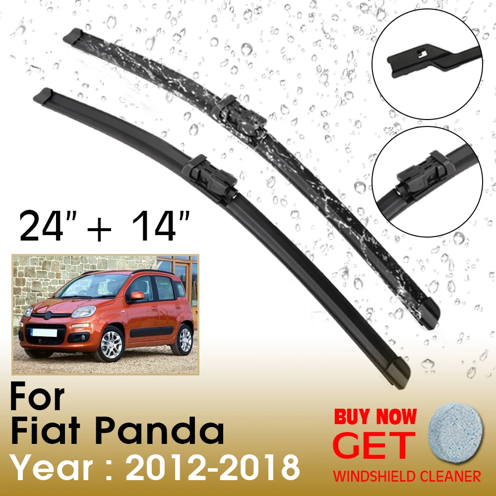 Car Wiper Blade For Fiat Panda 24"+14" 2012-2018 Front Window Washer Windscreen Windshield Wipers Blades Accessories
Car Wiper Blade For Fiat Panda 24"+14" 2012-2018 Front Window Washer Windscreen Windshield Wipers Blades Accessories