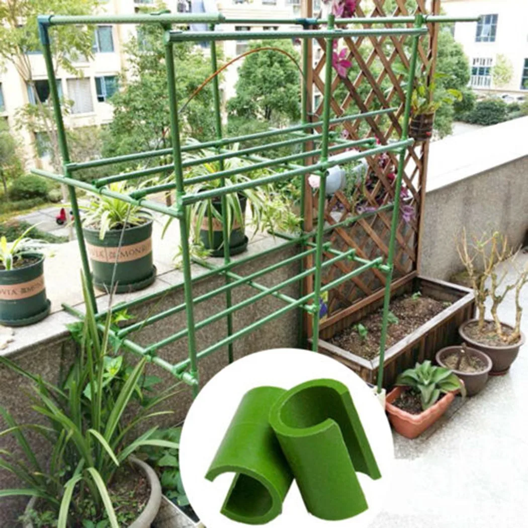 50 Plant Support Fixed Cross Clip Garden Climbing Rattan Stent Accessories Adjustable Plastic Fastener Suitable For Plant Stakes
50 Plant Support Fixed Cross Clip Garden Climbing Rattan Stent Accessories Adjustable Plastic Fastener Suitable For Plant Stakes