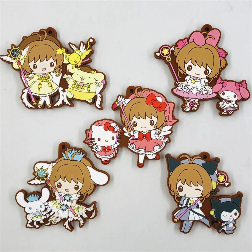 Anime Peripherals Pendants Card Captor Kinomoto Sakura Link Rubber Pendants PVC Model Toy Movie & TV Unisex
Anime Peripherals Pendants Card Captor Kinomoto Sakura Link Rubber Pendants PVC Model Toy Movie & TV Unisex