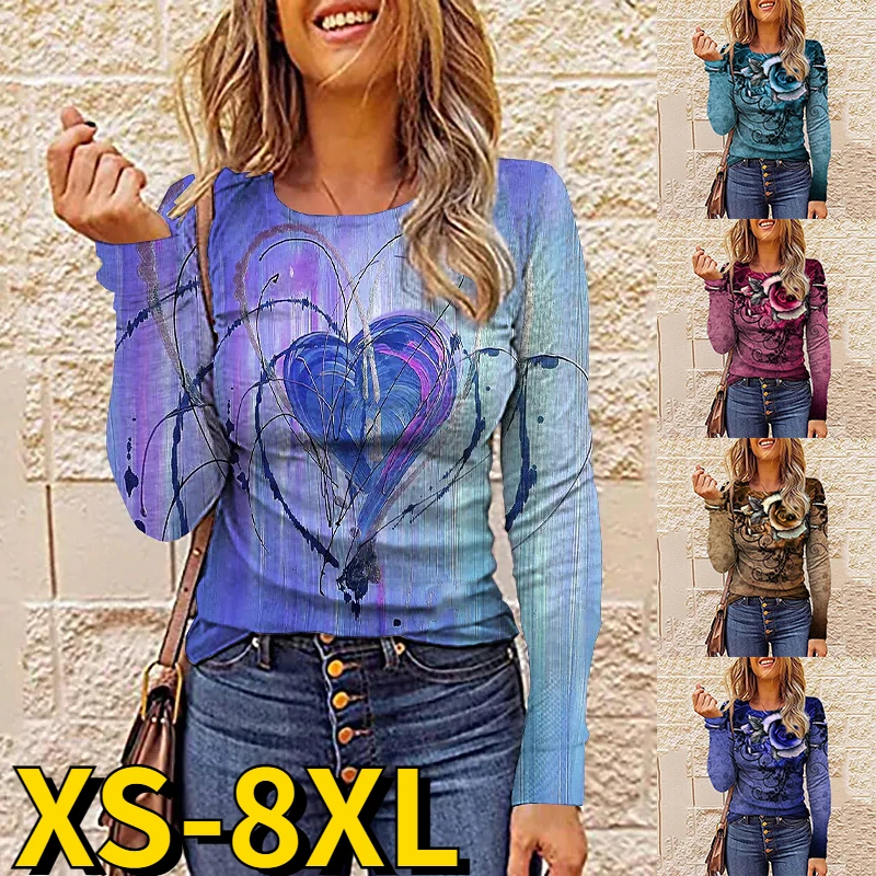 Женский пуловер с цветочным принтом, повседневный пуловер с длинным рукавом и круглым вырезом, модный топ с градиентом, Осень-зима 2023
Женский пуловер с цветочным принтом, повседневный пуловер с длинным рукавом и круглым вырезом, модный топ с градиентом, Осень-зима 2023