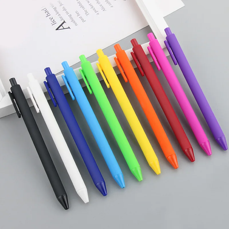 Candy Color Spray Glue Press Neutral Pen Advertising Publicity Fountain Pen Business Signature Pen Printing Office Stationery
Candy Color Spray Glue Press Neutral Pen Advertising Publicity Fountain Pen Business Signature Pen Printing Office Stationery