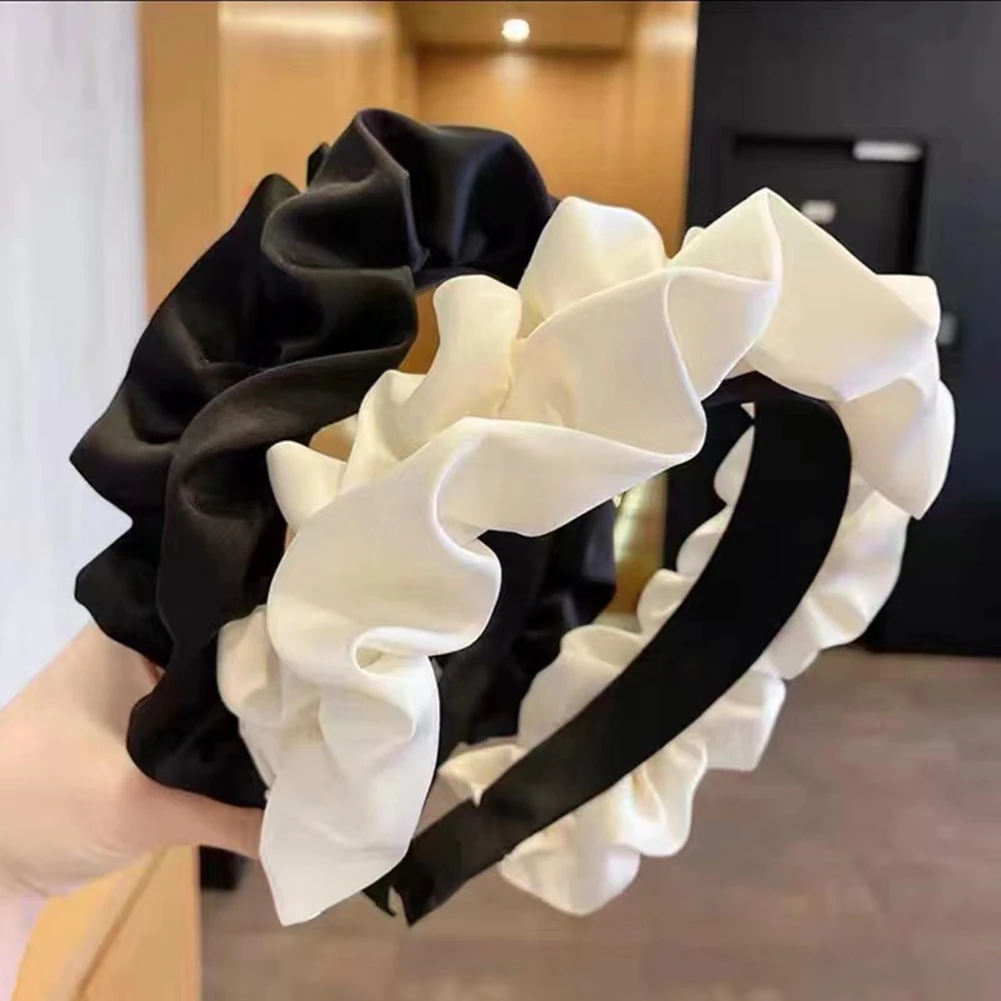 Vintage Fashion Solid Color Wide Hair Bands Girls Elastic Hair Band Pleated Headband Hair Hoop Korean Hair Accessories for Women
Vintage Fashion Solid Color Wide Hair Bands Girls Elastic Hair Band Pleated Headband Hair Hoop Korean Hair Accessories for Women