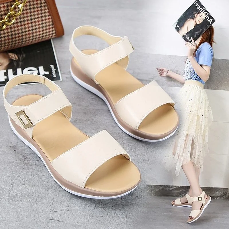 2022 NEW Women Female Ladies Mother Leather Shoes Sandals Flats Soft Hook Loop Korean Bling Summer Beach Size 35-45
2022 NEW Women Female Ladies Mother Leather Shoes Sandals Flats Soft Hook Loop Korean Bling Summer Beach Size 35-45