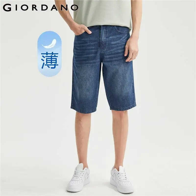 Джинсовые шорты GIORDANO мужские с эффектом усов, модные штаны из денима с пятью карманами, хлопковые легкие повседневные короткие брюки со средней посадкой, 13103211
Джинсовые шорты GIORDANO мужские с эффектом усов, модные штаны из денима с пятью карманами, хлопковые легкие повседневные короткие брюки со средней посадкой, 13103211