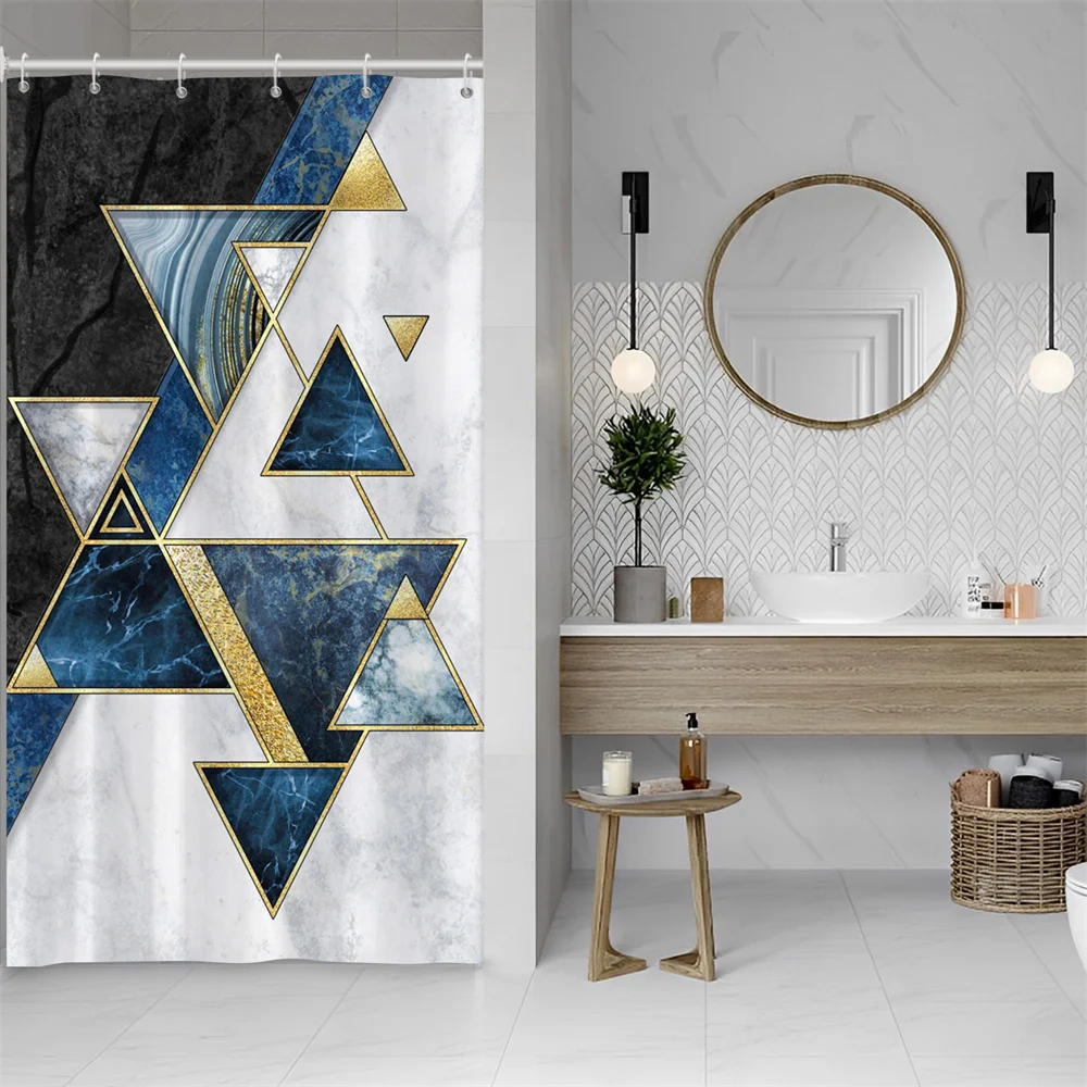 Современная роскошная Геометрическая занавеска для душа 90x180 см с крючками, занавески для ванной из полиэстера, водонепроницаемые декорати...
Современная роскошная Геометрическая занавеска для душа 90x180 см с крючками, занавески для ванной из полиэстера, водонепроницаемые декорати...