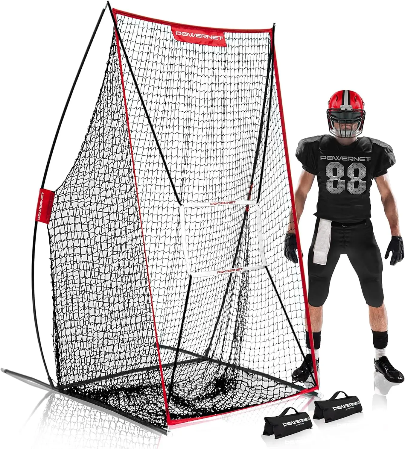 Trainer | 7 x 4 FT Football Kicking Net | Great for Punting, Kicking, Passing or Snapping | Lightweight and Easy to Assemble | G
Trainer | 7 x 4 FT Football Kicking Net | Great for Punting, Kicking, Passing or Snapping | Lightweight and Easy to Assemble | G