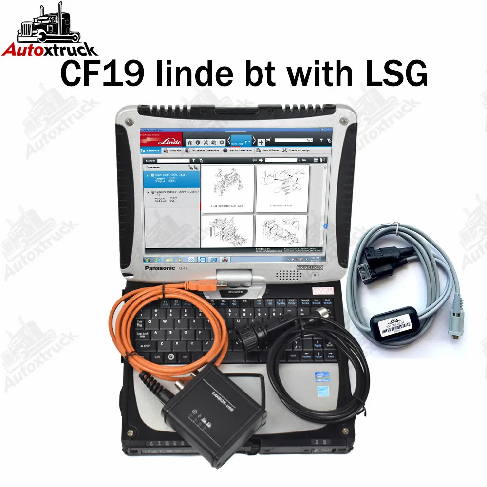 Toughbook CF19 For Linde Canbox BT Adapter Kit Pathfinder LSG Forklift Professional Diagnostic Tool
Toughbook CF19 For Linde Canbox BT Adapter Kit Pathfinder LSG Forklift Professional Diagnostic Tool