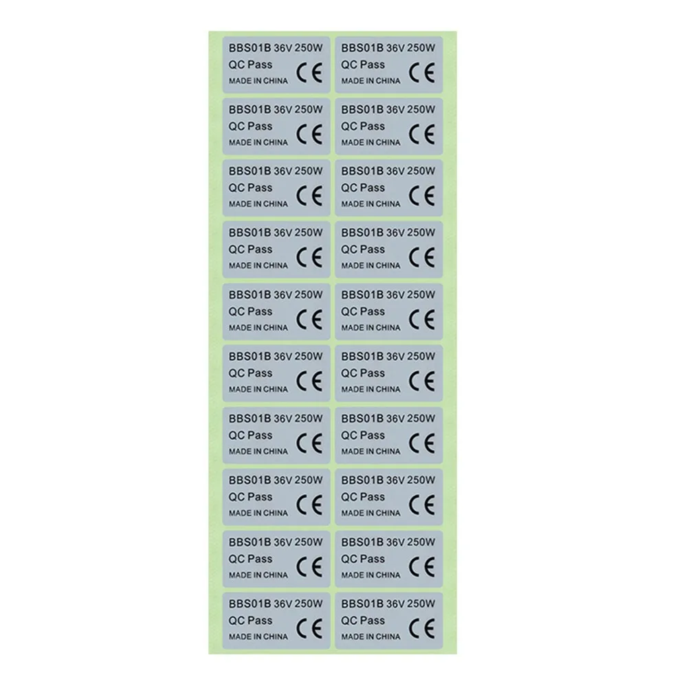 20Pcs E-bike Sticker For BAFANG 36V 250Wor 48V 750W BBS 01 BBSHD Electric Bicycle Mid Drive Motor Sticker Conversion Kit
20Pcs E-bike Sticker For BAFANG 36V 250Wor 48V 750W BBS 01 BBSHD Electric Bicycle Mid Drive Motor Sticker Conversion Kit