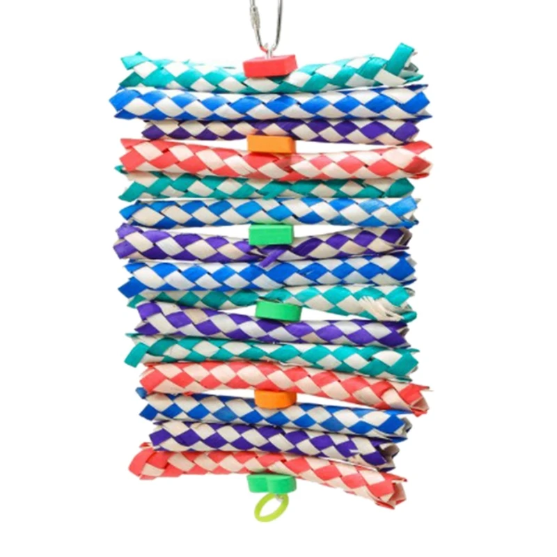 1 Pc Bird Chewing Toys Parrot Shredder Toy Hanging Foraging Toys with Hook Bird Parrot Cage Shredder Toys for Conures
1 Pc Bird Chewing Toys Parrot Shredder Toy Hanging Foraging Toys with Hook Bird Parrot Cage Shredder Toys for Conures
