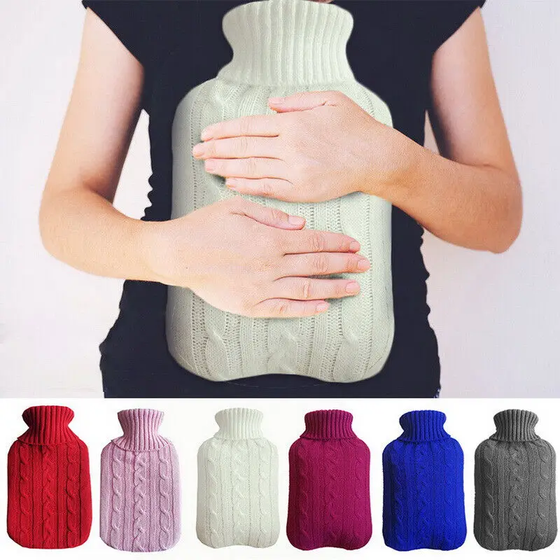 Hot Water Bag Warm Hand Bag Protective Covers Hot Water Bottle Cover Knitted Cover Solid Color Soft Removable Washable Practical
Hot Water Bag Warm Hand Bag Protective Covers Hot Water Bottle Cover Knitted Cover Solid Color Soft Removable Washable Practical