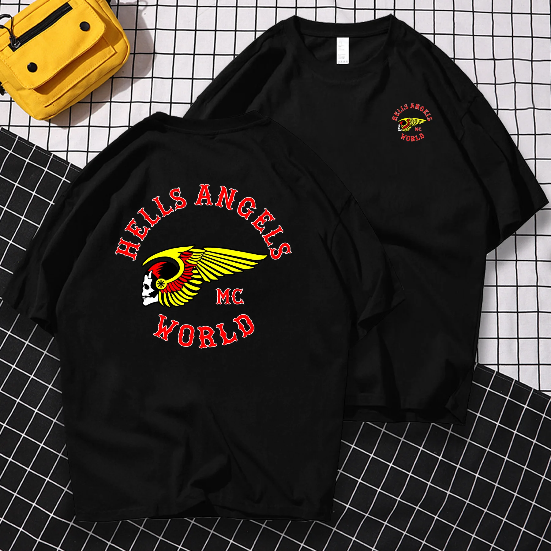 Summer Pure Cotton Tees Male T Shirt Casual Oversized Essential Hells Angels World Motorcycle Club T-shirt Men T-shirts S-3XL
Summer Pure Cotton Tees Male T Shirt Casual Oversized Essential Hells Angels World Motorcycle Club T-shirt Men T-shirts S-3XL