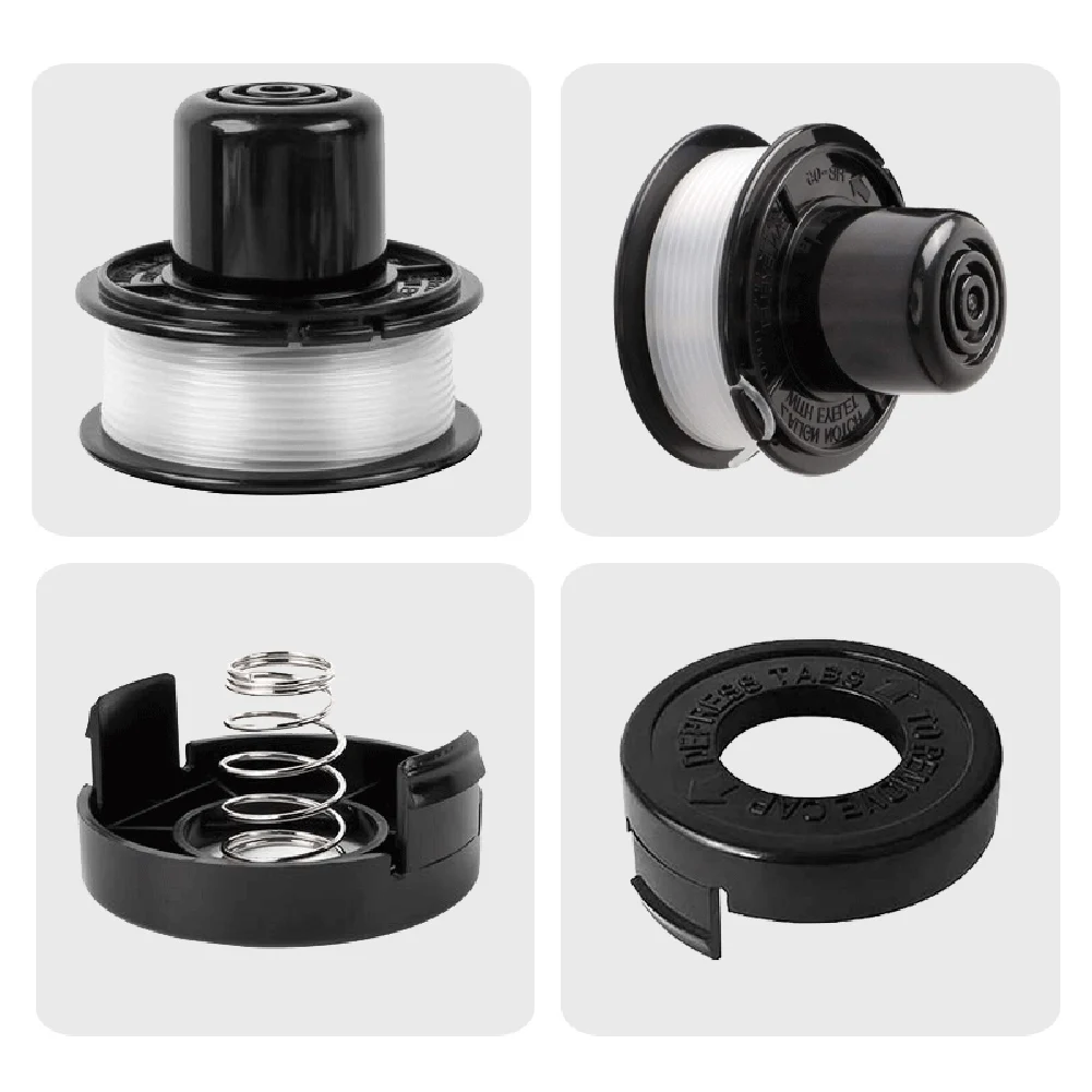 1 Set String Trimmer Spool Line For Black&Decker RS-136 ST4000/ST4500 Trimmer Brush Cutter Lawn Mower Line Spools Cap Spring Kit
1 Set String Trimmer Spool Line For Black&Decker RS-136 ST4000/ST4500 Trimmer Brush Cutter Lawn Mower Line Spools Cap Spring Kit