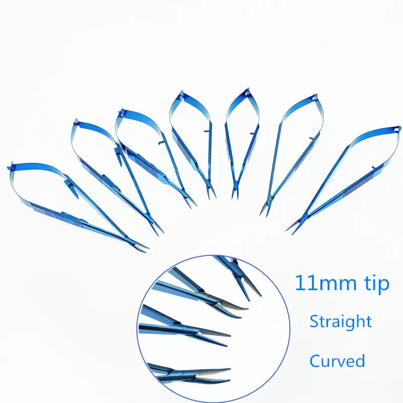 Titanium Ophthalmic Holding Forceps Castroviejo Needle Holders Eye Surgical Instruments 11mm Tip Dental Forceps
Titanium Ophthalmic Holding Forceps Castroviejo Needle Holders Eye Surgical Instruments 11mm Tip Dental Forceps