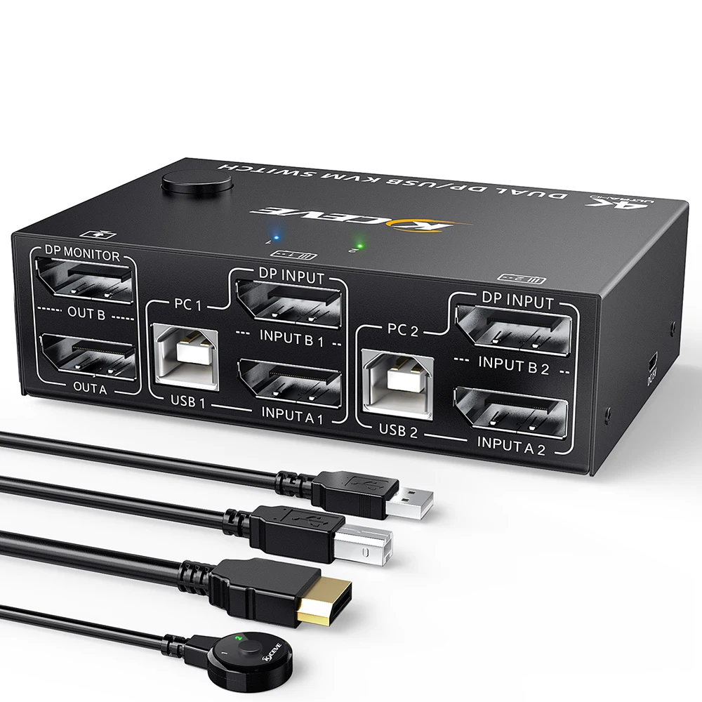 4K HDMI KVM-коммутатор 4X2 двойной монитор 4K @ 60 Гц расширенный дисплей USB KVM переключатель 4 в 2 выход для 4 PC Share клавиатура мышь монитор
4K HDMI KVM-коммутатор 4X2 двойной монитор 4K @ 60 Гц расширенный дисплей USB KVM переключатель 4 в 2 выход для 4 PC Share клавиатура мышь монитор
