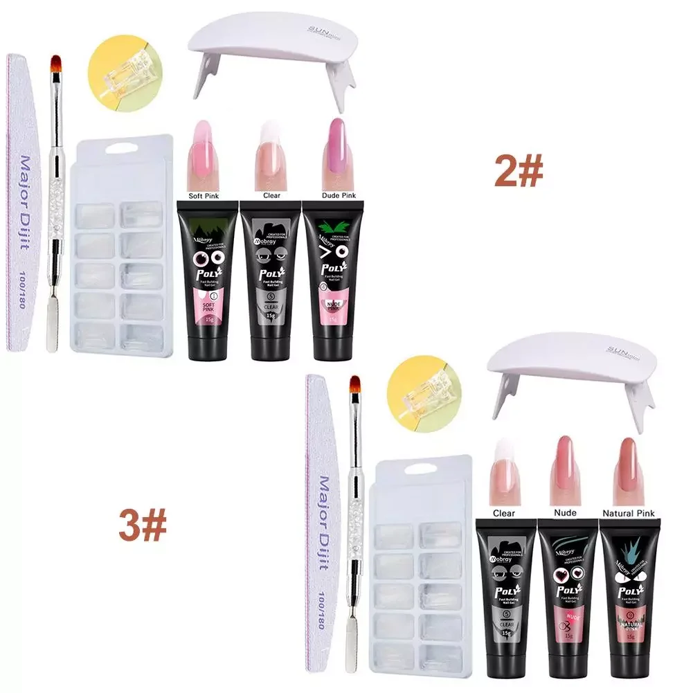 NEW2023 Poly Nail Extension Gel Kit Colors Nail Lamp False Nail Tips Kit Nail Extension Set Gel Nail Enhancement Kit
NEW2023 Poly Nail Extension Gel Kit Colors Nail Lamp False Nail Tips Kit Nail Extension Set Gel Nail Enhancement Kit