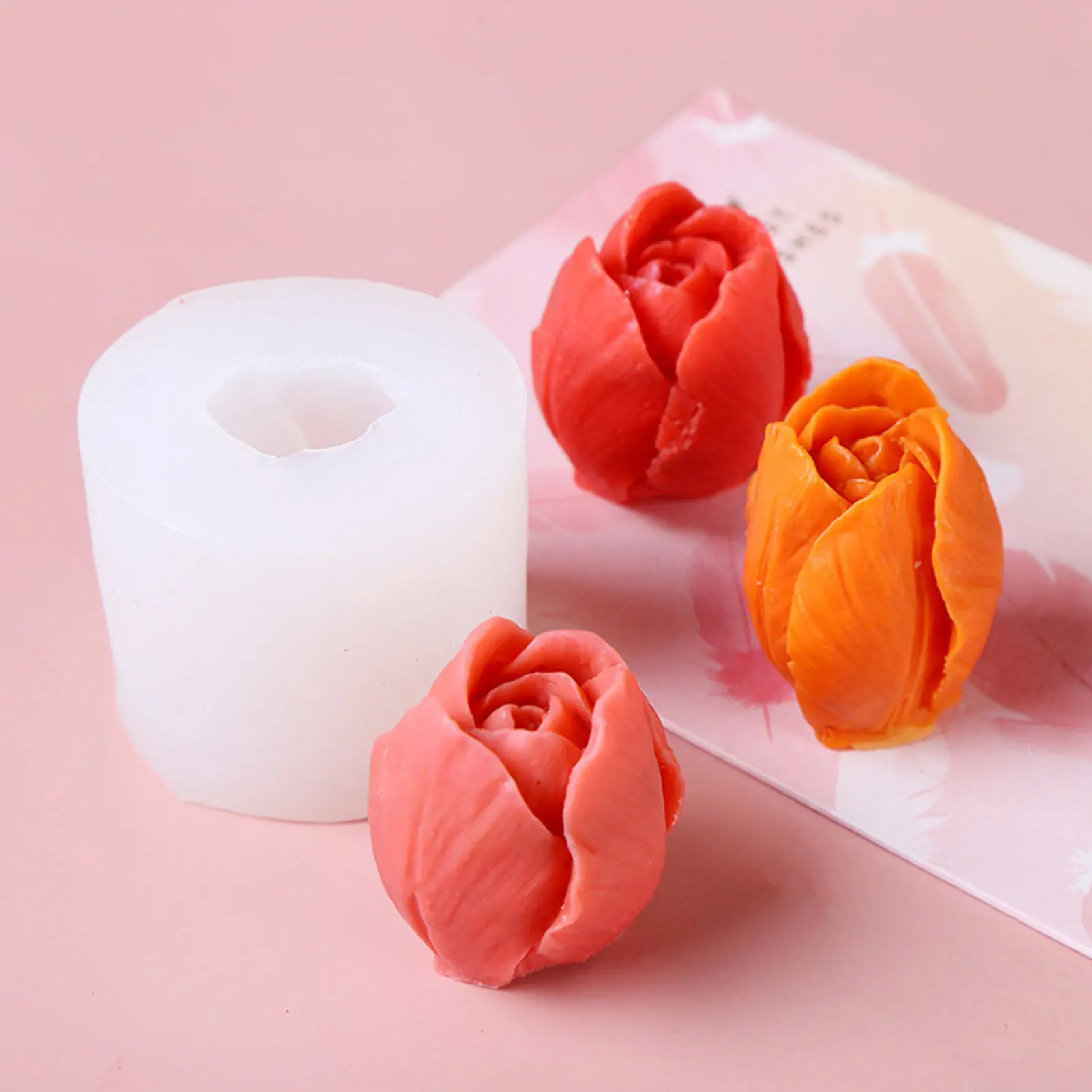 3D Tulip Bud Silicone Mold DIY Scented Candle Mold Soap Mold Dessert Fondant Chocolate Baking Mold Cake Decorating Tools
3D Tulip Bud Silicone Mold DIY Scented Candle Mold Soap Mold Dessert Fondant Chocolate Baking Mold Cake Decorating Tools