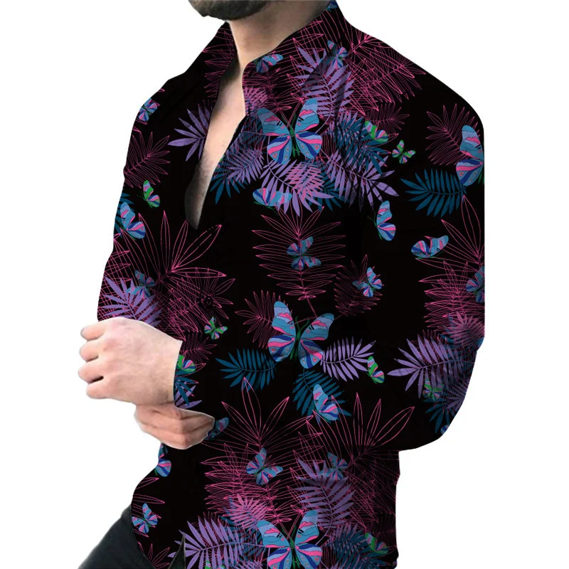 Autumn 2022 men's fashion shirt lapel button shirt men's casual digital printing long sleeve shirt street clothes free shipping.
Autumn 2022 men's fashion shirt lapel button shirt men's casual digital printing long sleeve shirt street clothes free shipping.