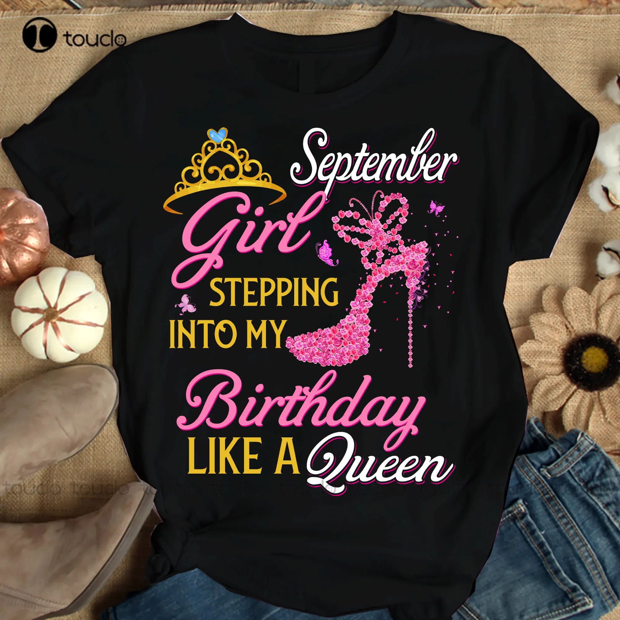 September Girl Stepping Into My Birthday Like A Queen Shirts Women Birthday T Shirts Summer Tops Beach T Shirts Xs-5Xl Unisex
September Girl Stepping Into My Birthday Like A Queen Shirts Women Birthday T Shirts Summer Tops Beach T Shirts Xs-5Xl Unisex