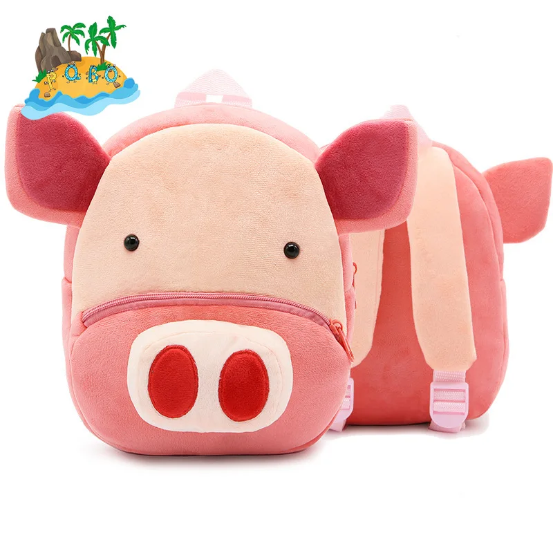 cute zoo children's bag double shoulder bag plush backpack animal pig children's early education reduce burden
cute zoo children's bag double shoulder bag plush backpack animal pig children's early education reduce burden