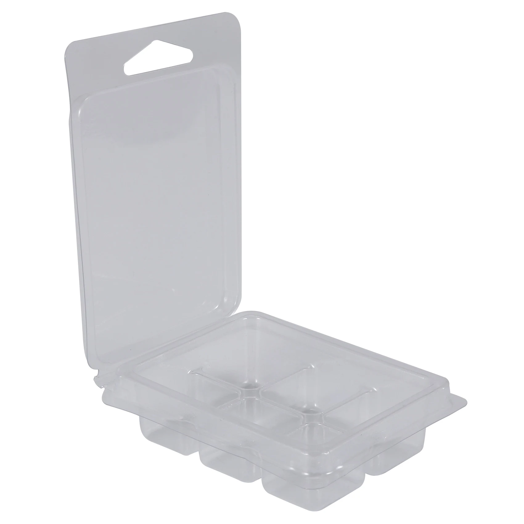 100 Packs Wax Melt Clamshells Molds Square, 6 Cavity Clear Plastic Cube Tray for Candle-Making & Soap
100 Packs Wax Melt Clamshells Molds Square, 6 Cavity Clear Plastic Cube Tray for Candle-Making & Soap
