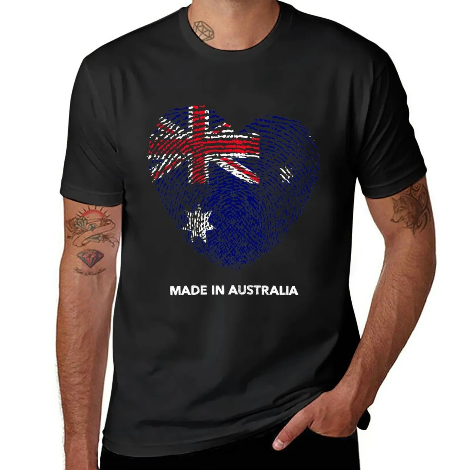 Made In Australia Fingerprint Love Finger Flag T Shirts Men Women Cotton Awesome T-Shirts Crew Neck Tees Short Sleeve Tops Gift
Made In Australia Fingerprint Love Finger Flag T Shirts Men Women Cotton Awesome T-Shirts Crew Neck Tees Short Sleeve Tops Gift