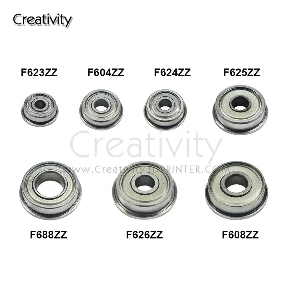 10 шт., фланцевые шарикоподшипники F604ZZ F623ZZ F624ZZ F625ZZ F688ZZ, детали для 3D-принтеров, глубокий шкив, алюминиевая деталь 
10 шт., фланцевые шарикоподшипники F604ZZ F623ZZ F624ZZ F625ZZ F688ZZ, детали для 3D-принтеров, глубокий шкив, алюминиевая деталь