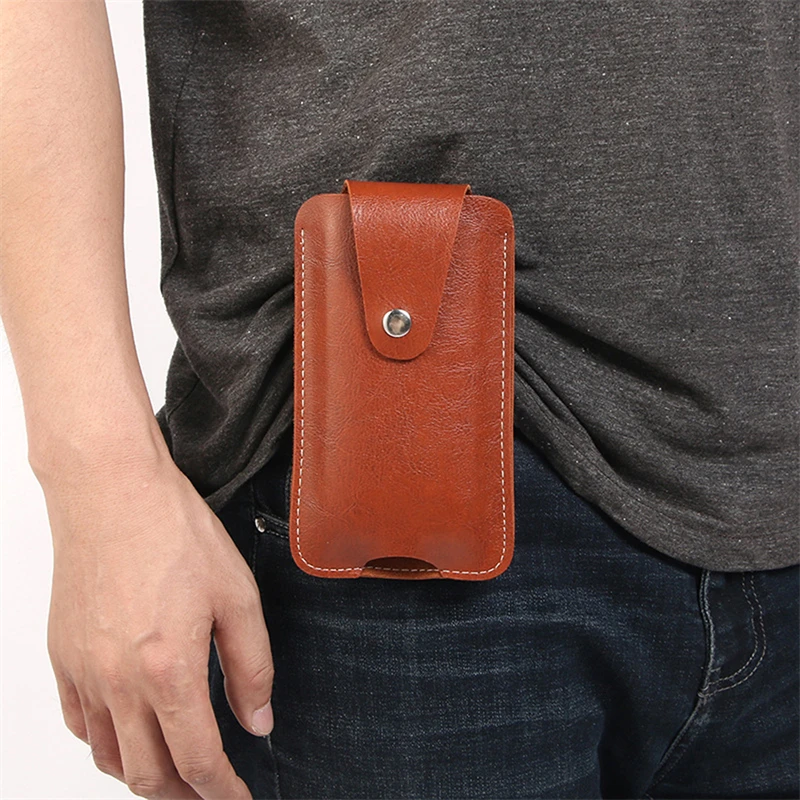 High Quality Leather Phone Waist Bag Pouch Hook Design Waist Pack Bag Retro Multifunctional Mobile Phone Belt Bag Buckle Bag
High Quality Leather Phone Waist Bag Pouch Hook Design Waist Pack Bag Retro Multifunctional Mobile Phone Belt Bag Buckle Bag