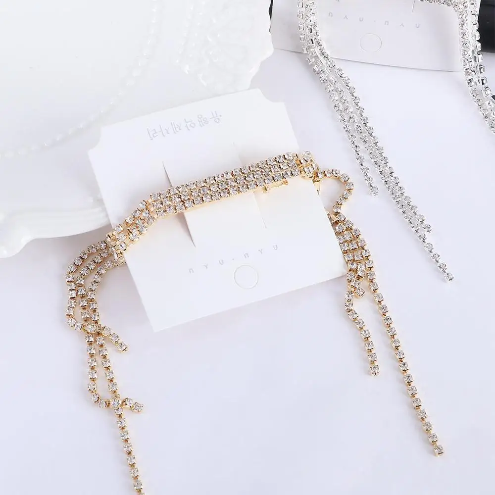 Temperament Brooch Shiny Girls Geometry Female Hair Clips Tassel Bangs Clips Korean Style Barrettes Rhinestone Hairpins
Temperament Brooch Shiny Girls Geometry Female Hair Clips Tassel Bangs Clips Korean Style Barrettes Rhinestone Hairpins