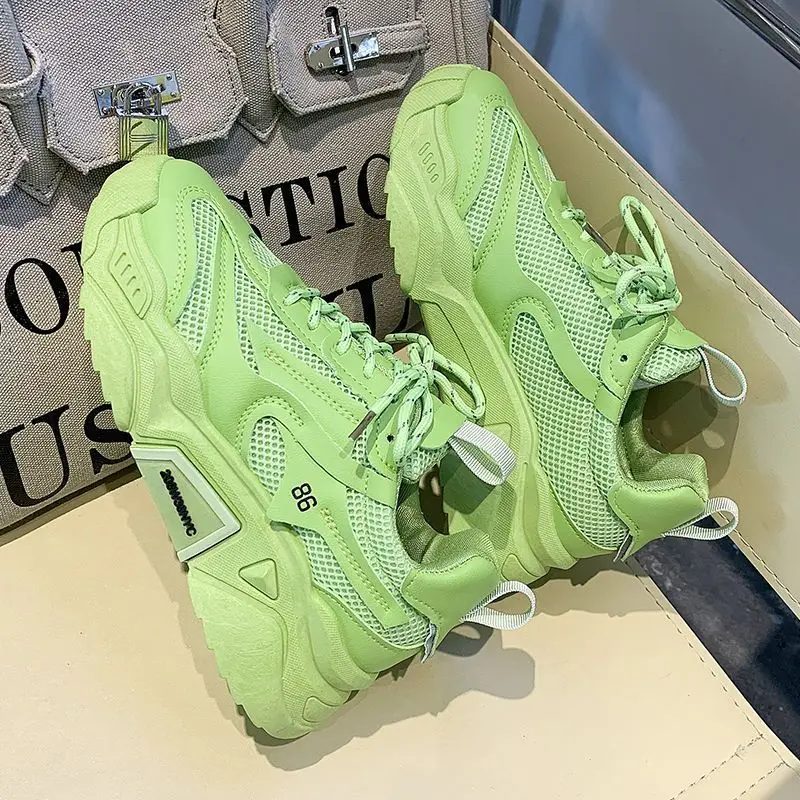 Women Shoes Thick Bottom Spring Korean Yellow Platform Sneakers Walking Breathable Slip On Lace Up Woman Vulcanize Shoes White
Women Shoes Thick Bottom Spring Korean Yellow Platform Sneakers Walking Breathable Slip On Lace Up Woman Vulcanize Shoes White