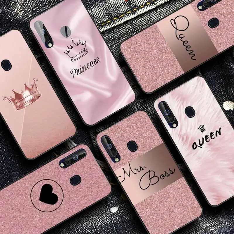 Rose Gold Pink Princess Queen Phone Case for Samsung A51 01 50 71 21S 70 31 40 30 10 20 S E 11 91 A7 A8 2018
Rose Gold Pink Princess Queen Phone Case for Samsung A51 01 50 71 21S 70 31 40 30 10 20 S E 11 91 A7 A8 2018